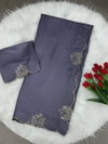 Tew Silk Diamond Swan Cut Work Saree Wholesale Clothing Distributors In India